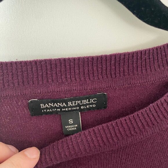 Banana Republic Size Small Italian Merino Wool Sweater - Picture 5 of 6